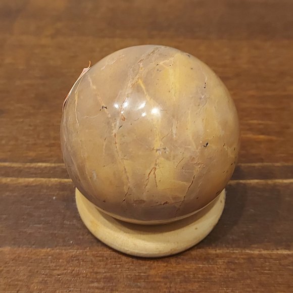 🔥 Sale 🔥 Red Vain Marble Sphere - 8.70 - Final Price - Picture 6 of 10